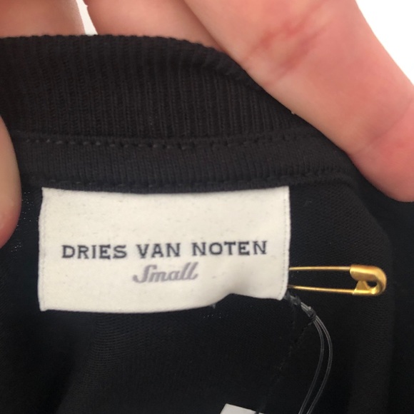 Dries Van Noten Hargan Embroidered Jersey Top